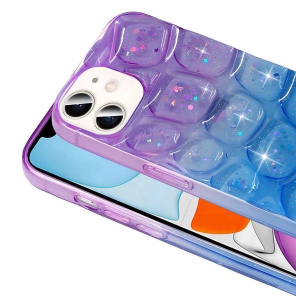 Apple iPhone 11 Kılıf Simli 3D Desenli Zore Hacar Kapak - Resim 6