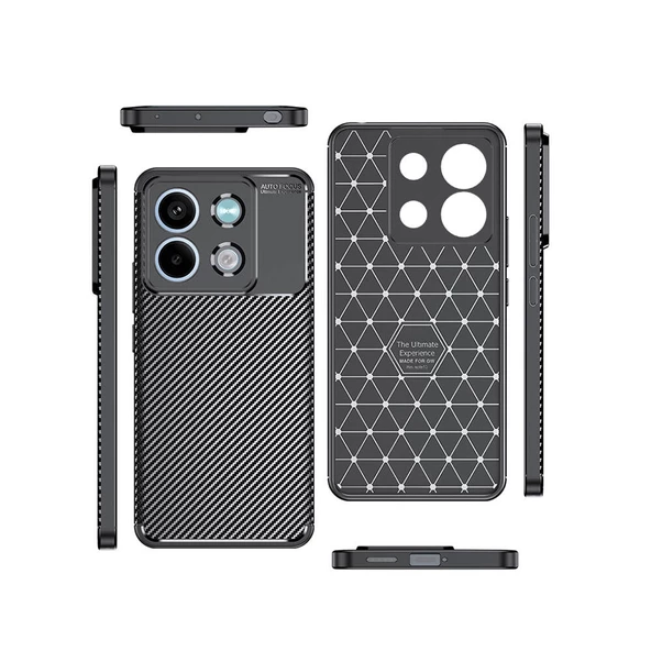 Xiaomi Redmi Note 13 5G Kılıf Zore Negro Silikon Kapak - 11