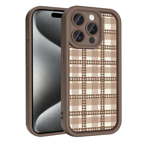 Apple iPhone 15 Pro Kılıf Kamera Korumalı Baskılı Arka Yüzey Zore Klas Kapak - 6