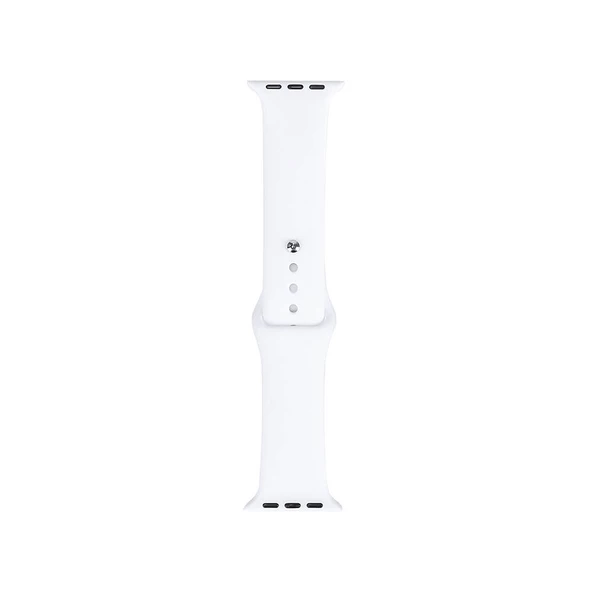 Apple Watch 44mm Band Serisi Klasik Kordon Silikon Strap Kayış - 12