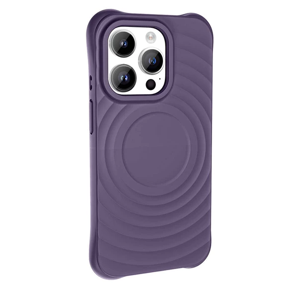 Apple iPhone 14 Pro Magsafe Şarj Özellikli Airbagli Mat Görünümlü Zore Hepi Kapak - Resim 5