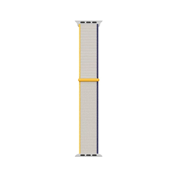 Apple Watch 7 41mm Kordon Band-03 Serisi Hasır Strap Kayış - 12