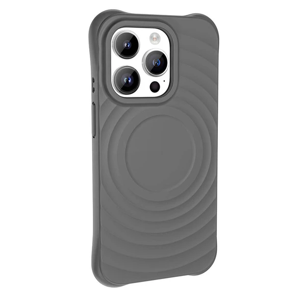Apple iPhone 14 Pro Max Magsafe Şarj Özellikli Airbagli Mat Görünümlü Zore Hepi Kapak - Resim 5