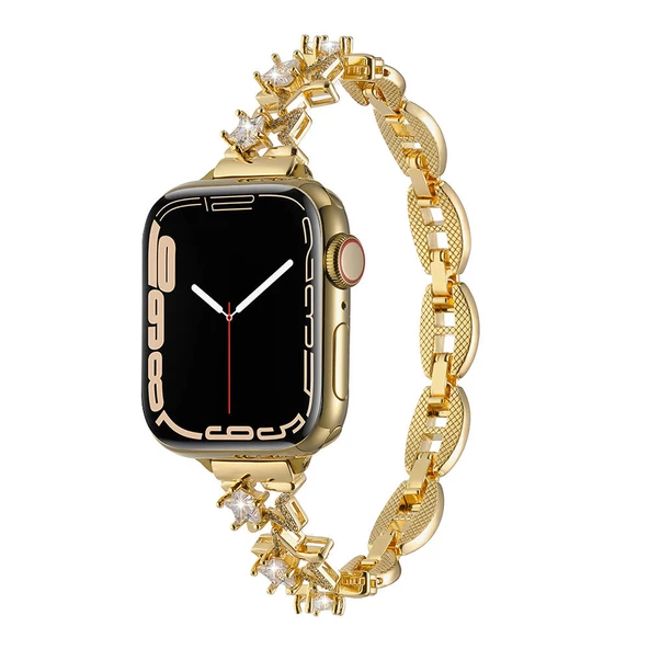 Apple Watch 7 41mm Zore KRD-104 Metal Kordon - 3