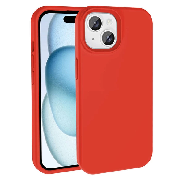 Apple iPhone 15 Plus Kılıf Magsafe Şarj Özellikli Sıvı Teknolojili Silinebilir Sert Zore Kivi Kapak - Resim 2