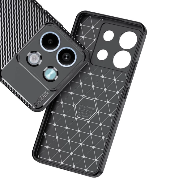 Xiaomi Redmi Note 13 5G Kılıf Zore Negro Silikon Kapak - 5
