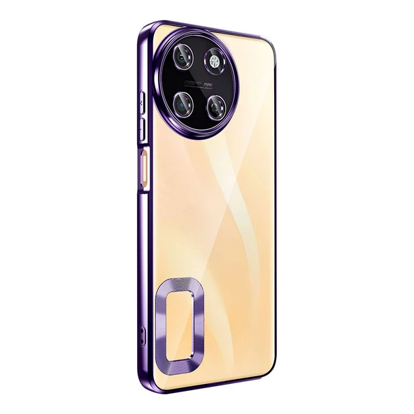 Realme 11 4G Kılıf Kamera Korumalı Logo Gösteren Zore Omega Kapak - Resim 10