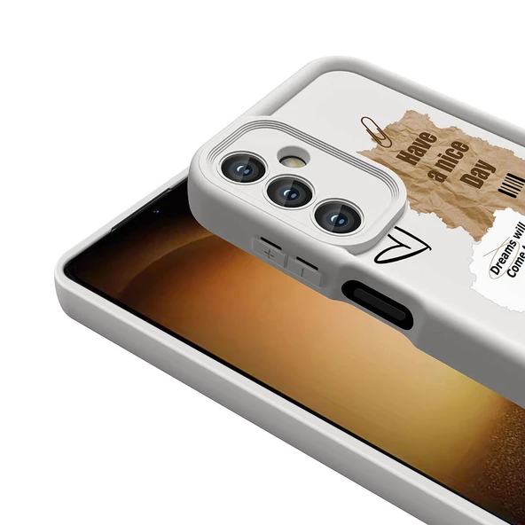 Galaxy A25 Kılıf Kamera Korumalı Baskılı Arka Yüzey Zore Klas Kapak - Resim 9