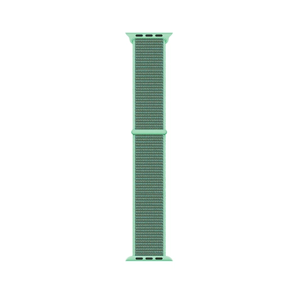 Apple Watch 7 41mm Kordon Band-03 Serisi Hasır Strap Kayış - 6