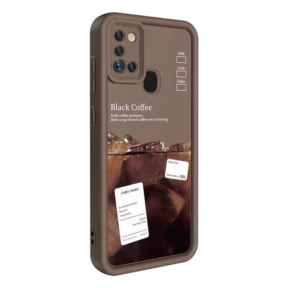 Galaxy A21S Kılıf Kamera Korumalı Baskılı Arka Yüzey Zore Klas Kapak ürün görseli