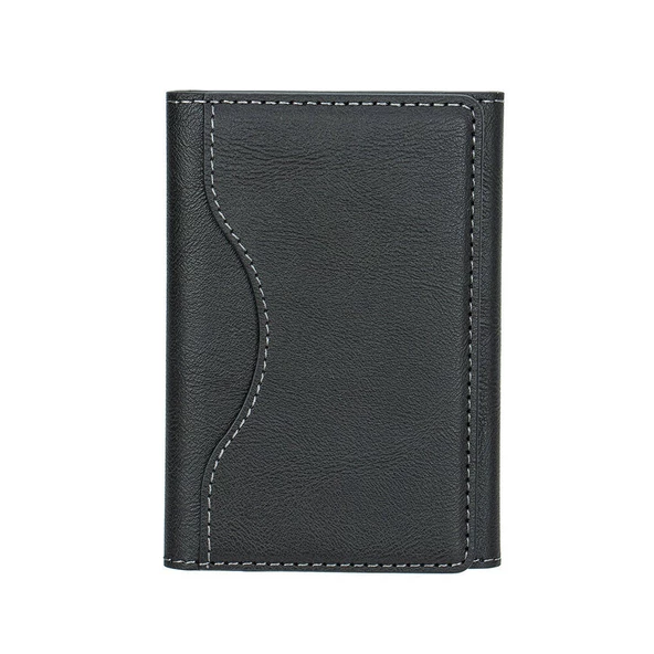 Zore CRD-04 Suni Deri Görünümlü 5 Hazneli Magnetik Kartlık - Resim 3