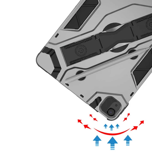 Apple iPad Air 11 2024 Zore Defens Tablet Silikon - Resim 7
