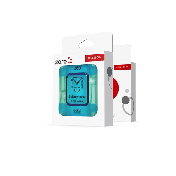 Apple Watch 44mm Zore Polymer Nano Ekran Koruyucu + Kolay Uygulama Aparatlı - Resim 2