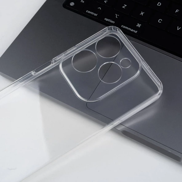 İnfinix Hot 40 Pro Kılıf Zore 2mm Anti Shock Silikon - Resim 3