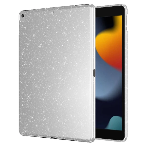 Apple iPad Pro 10.5 (7 Nesil) Simli Parlak Görünümlü Zore Tablet Koton Kılıf - Resim 11