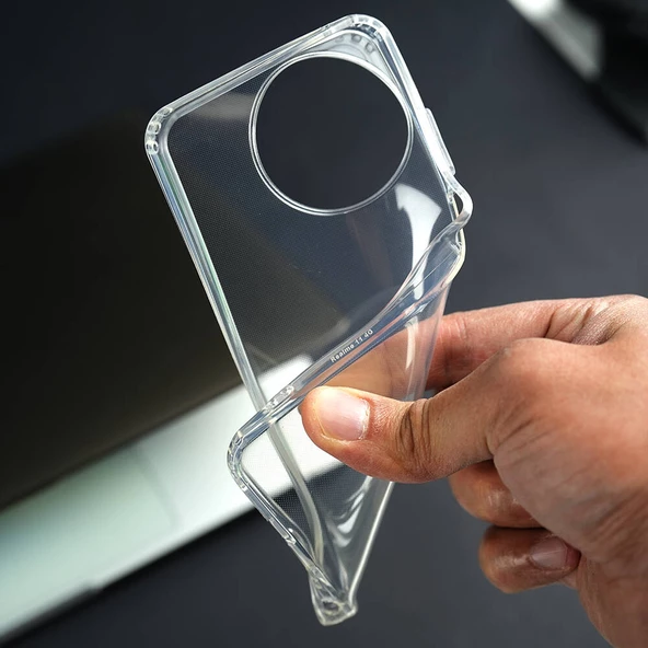 Realme 11 4G Kılıf Zore 2mm Anti Shock Silikon - Resim 3