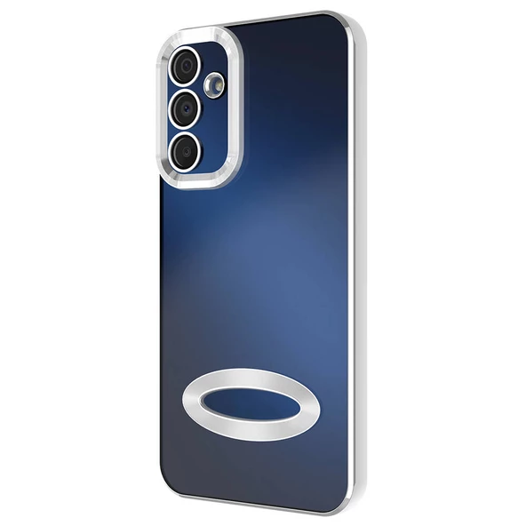 Galaxy A15 Kılıf Kamera Korumalı Logo Gösteren Zore Omega Kapak - 10