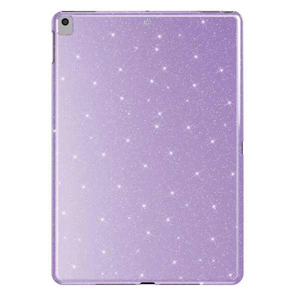 Apple iPad 10.2 (8 Nesil) Simli Parlak Görünümlü Zore Tablet Koton Kılıf - 4