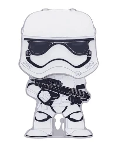 Funko Pop Pin Star Wars First Order Stormtrooper 30 (Glow in Dark) - Resim 2