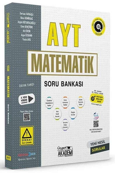 AYT Matematik Soru Bankası Üçgen Akademi Yayınları