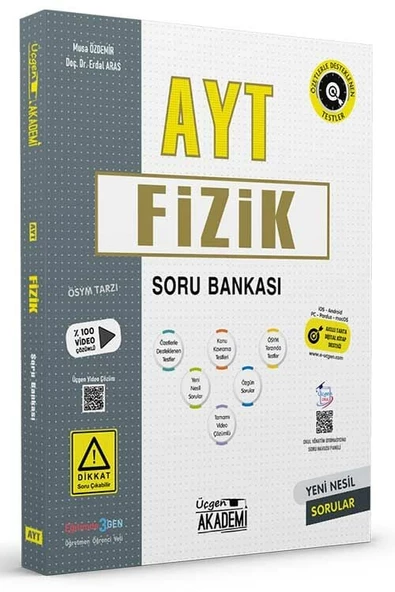 AYT Fizik Soru Bankası Üçgen Akademi Yayınları