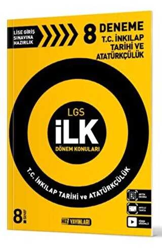 Hız Yayınları 8. Sınıf İlk Dönem Konuları T.C. İnkılap Ve Atatürkçülük Deneme