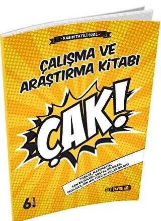 Hız Yayınları 6. Sınıf Çalışma ve Araştırma Kitabı Çak