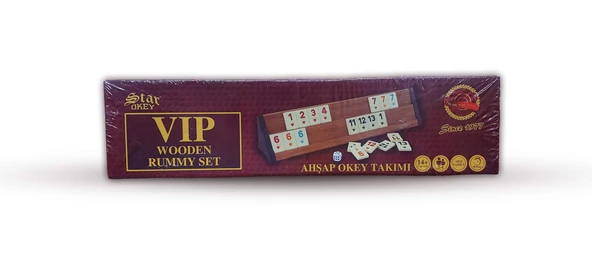 Vip Okey Takımı Ahşap istaka 101 - Resim 7