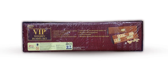 Vip Okey Takımı Ahşap istaka 101 - Resim 4
