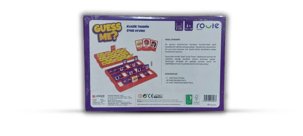 Gues Me ? Klasik Tahmin Etme Oyunu Çocuk Zeka oyunu - Resim 5