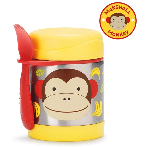 Skip Hop Zoo Paslanmaz Çelik Termos 325 ml Maymun