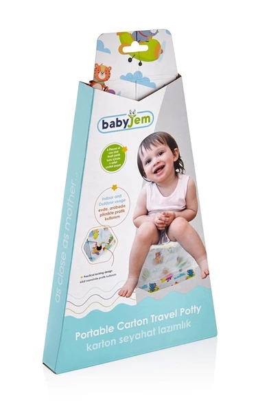 BabyJem Karton Seyahat Lazımlığı Desenli 613 - 7