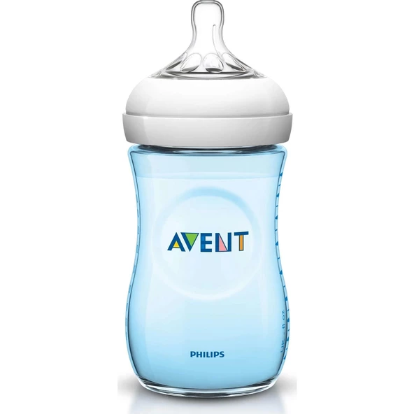 Philips Avent Natural PP Biberon 260ml Mavi