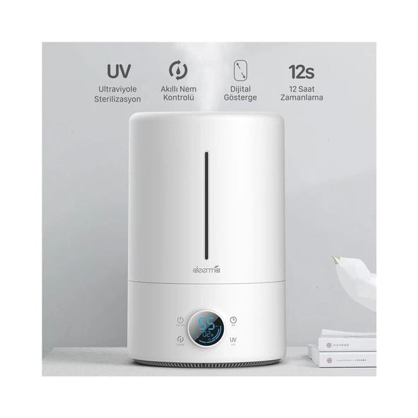 Deerma Ultraviyole Ultrasonic Soğuk Buhar Makinesi F628S - 3