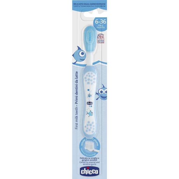 Chicco Diş Fırçası 6-36 Ay Mavi - 2