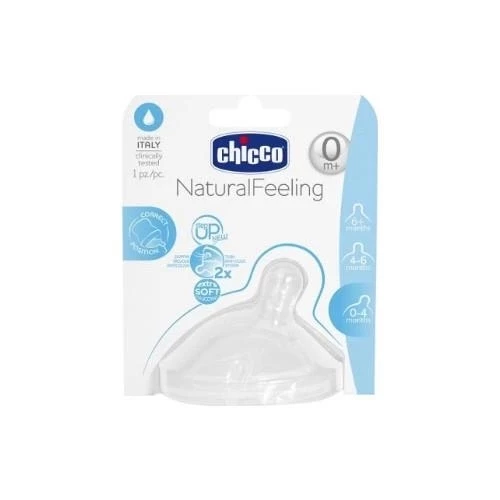 Chicco NaturalFeeling Biberon Emziği 0 Ay+ Normal Akış Tekli - 2