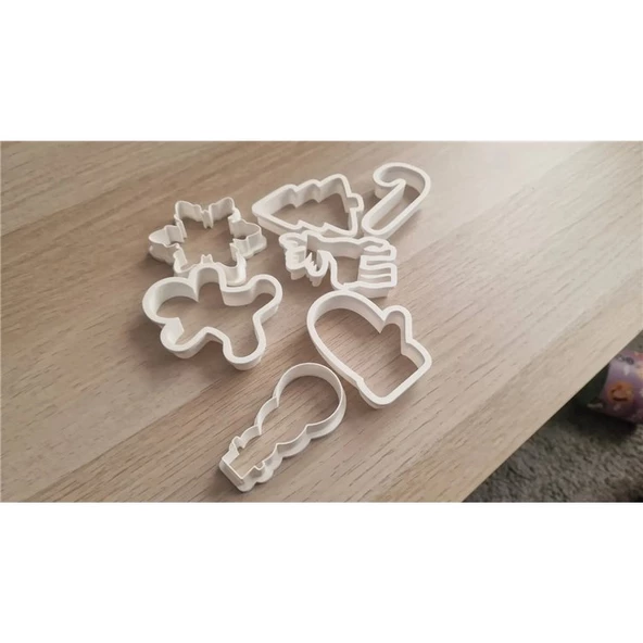 Yılbaşı Kurabiye Kalıbı 7 Parça Set - 3