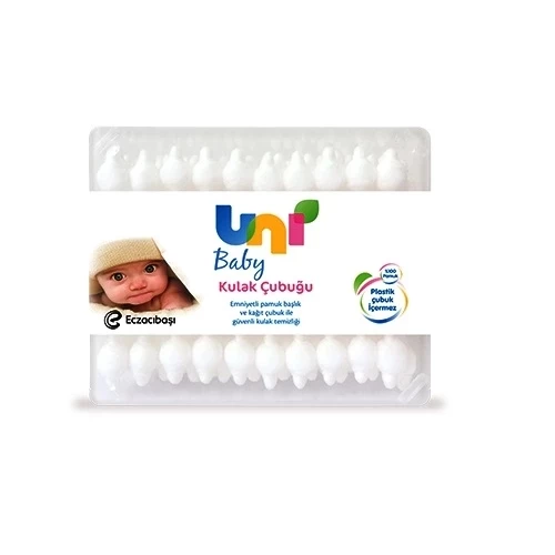 Uni Baby Kulak Çubuğu 60 Adet