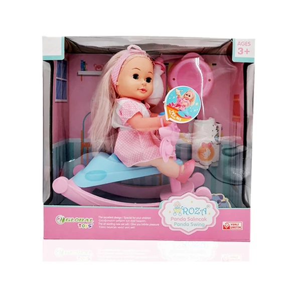 Global Toys Panda Salıncaklı Altını Islatan Bebek Türkçe Masal Anlatır - 3