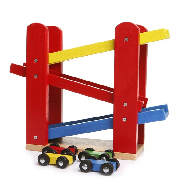 PlayWood Ahşap Otopark 5 Araba İlaveli 382 - 4