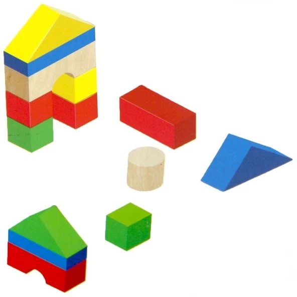 PlayWood 29 Parça Ahşap Bloklar - 2