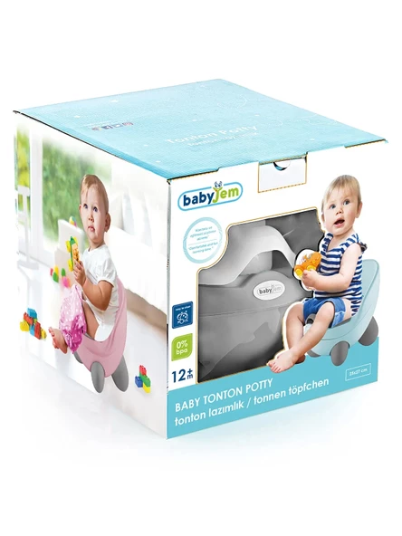 BabyJem TonTon Lazımlık 342 Beyaz Gri - 6
