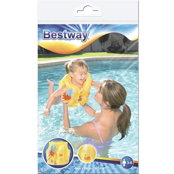 Bestway Tropikal Desenli Can Yeleği 41 Cm 32069 - 4