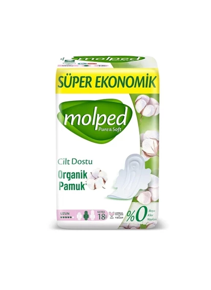 Molped Pure&Soft Ped Uzun Süper Eko 18 Adet