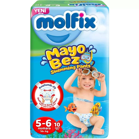 Molfix Mayo Bez 5-6 Beden 14+ Kg 10 Adet