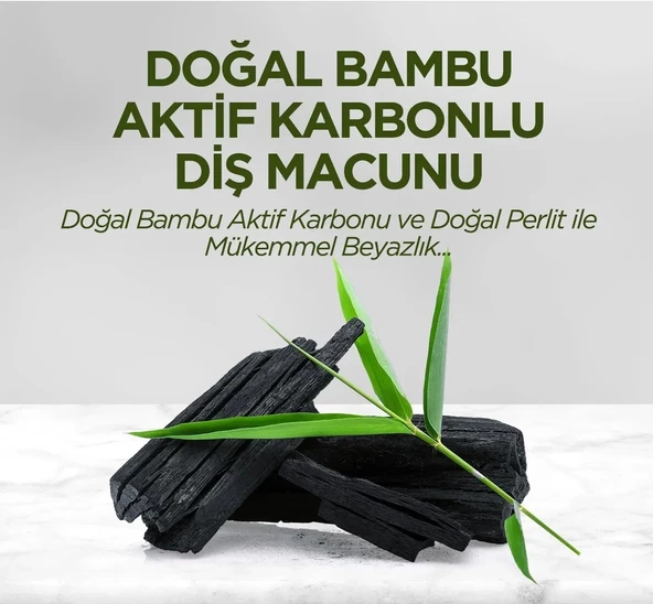 Eyüp Sabri Tuncer Doğal Bambu Karbonlu Diş Macunu 90 Gr - 2