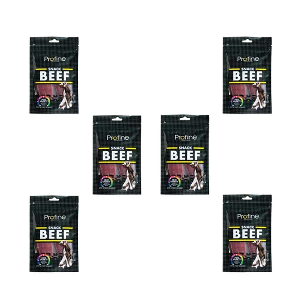 Profine 80Gr Dana Etli Snack Beef  6Adet Köpek Ödülü - 5