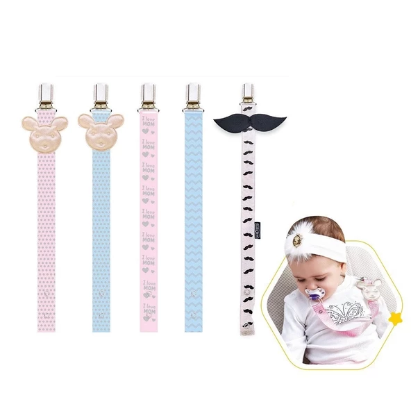 BabyJem Emzik Tutacağı Desenli 427 Mavi Ayıcık - 2
