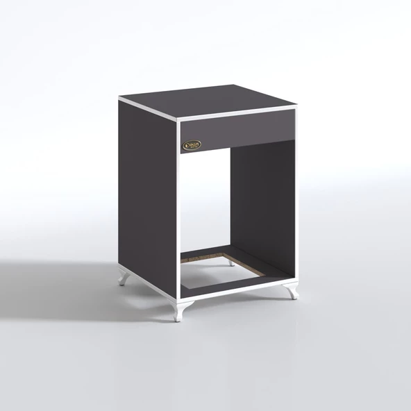 Kenzlife ankastre modülü kabini lantanyum gri fırın ocak dolabı sabit tabla ayaklı - Resim 3