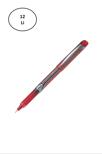 Pilot Kalem V5 Grip Hi-Tecpoint Kırmızı 12'li